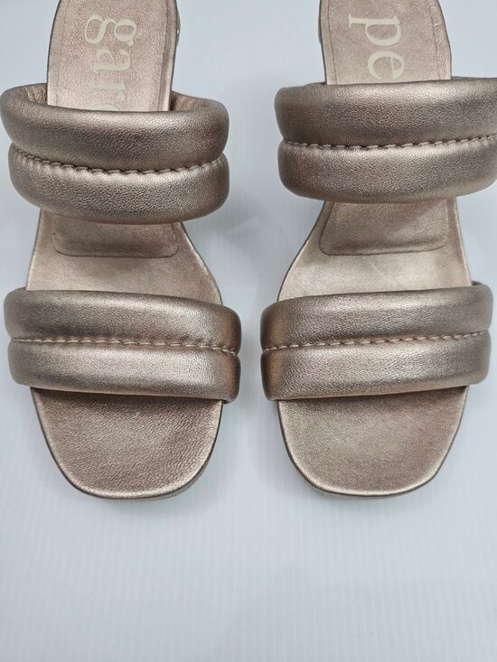Amazon.com | Pedro Garcia Nain Nantucket Castoro EU 40 (US  Pedro Garcia Napa Dual Band Mule Sandal EU 39 Metallic Rose Gold Heeled Slide